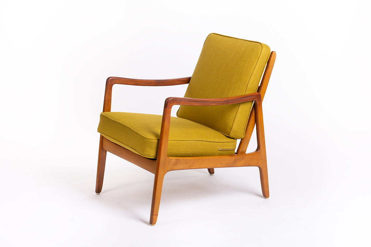 dinosaurus dutje Obsessie Vintage Ole Wanscher lounge chair (* sold) - Vintage Furniture Base